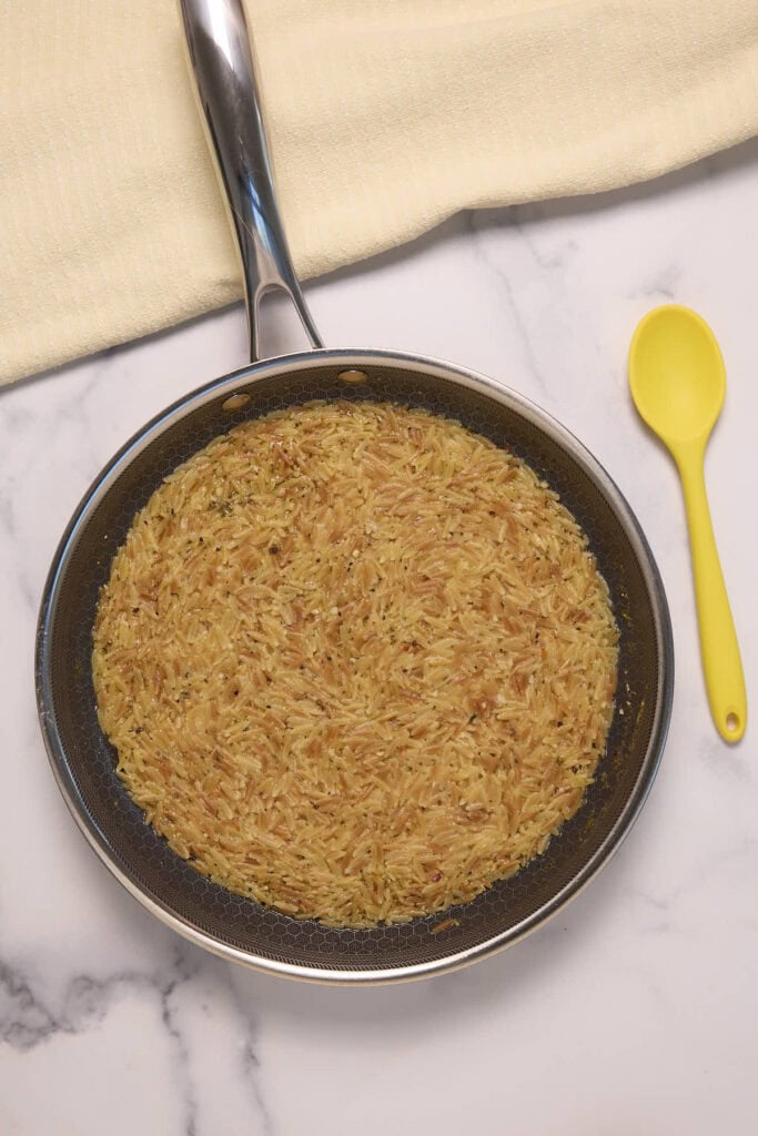 fully cooked orzo