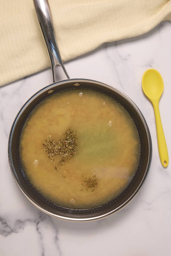 add any seasonings that you like to your cooking orzo at this stage