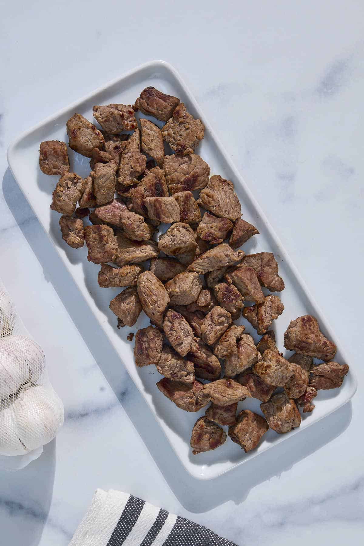 browned stew meat