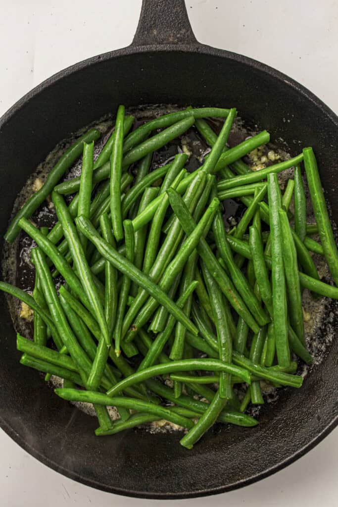 Beans in the skillet