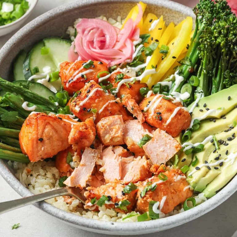 salmon bowl