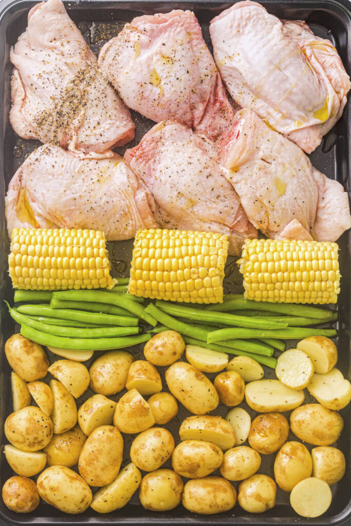 Seasoning on the chicken