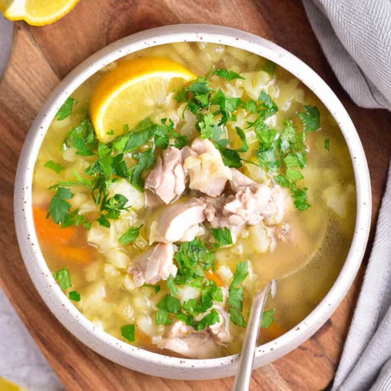 Keto chicken soup