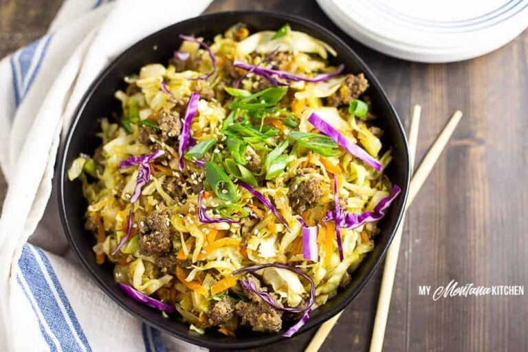 egg roll in a bowl