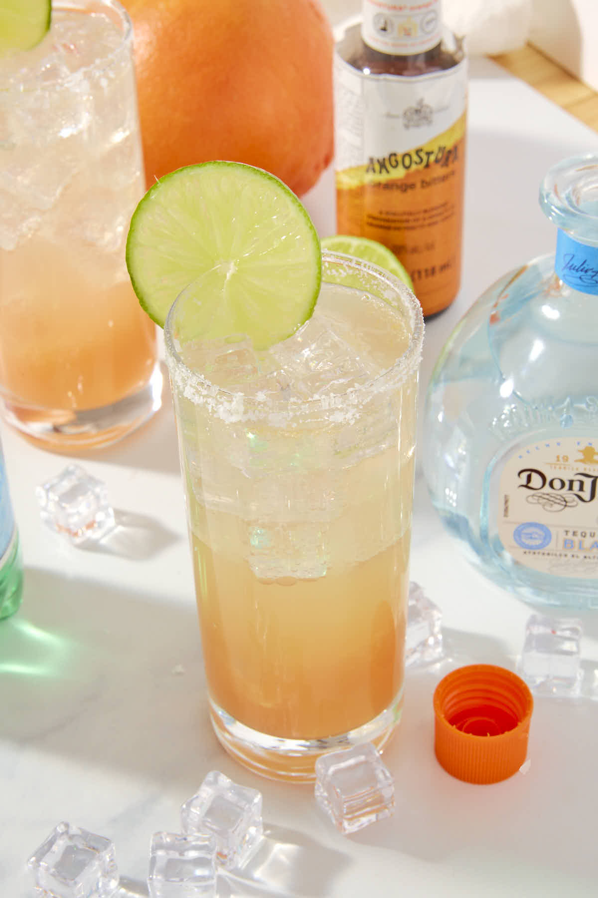 palomas are made from tequila and grapefruit juice 